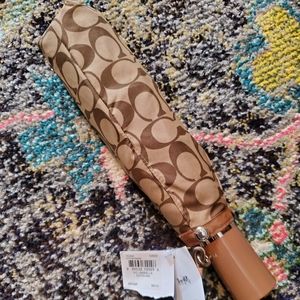 NWT F63364 Coach Signature Umbrella